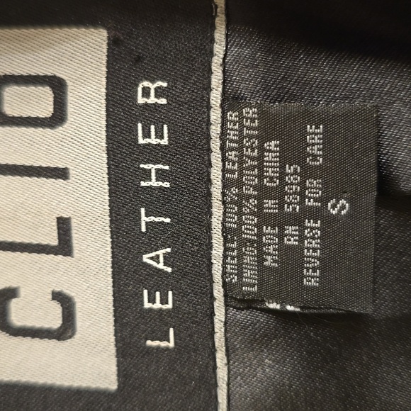 Clio Black Leather Jacket - Picture 11 of 14